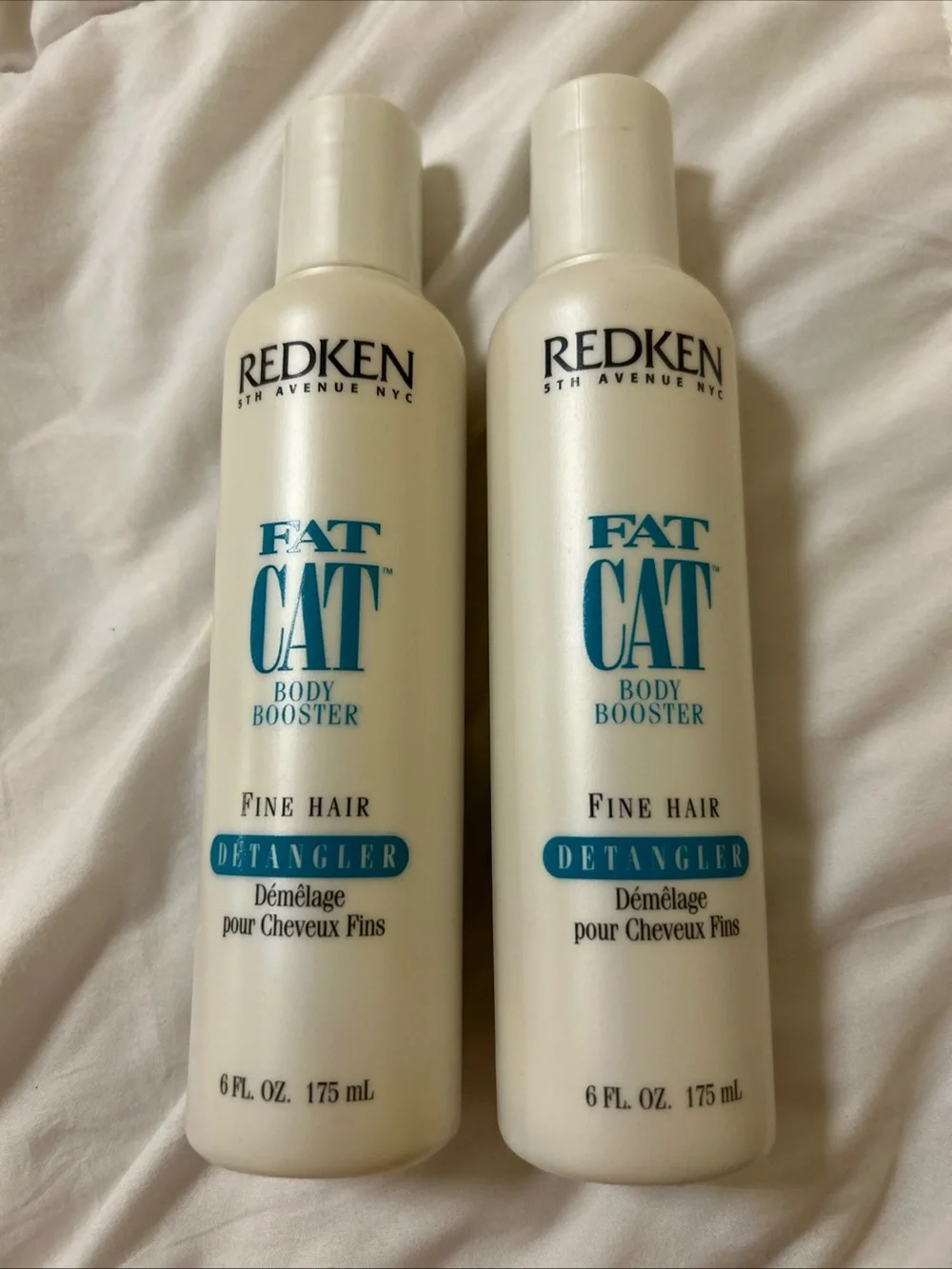 Redken Fat Cat Body Booster fine hair Detangler - lot of 2 bottles 6 oz each